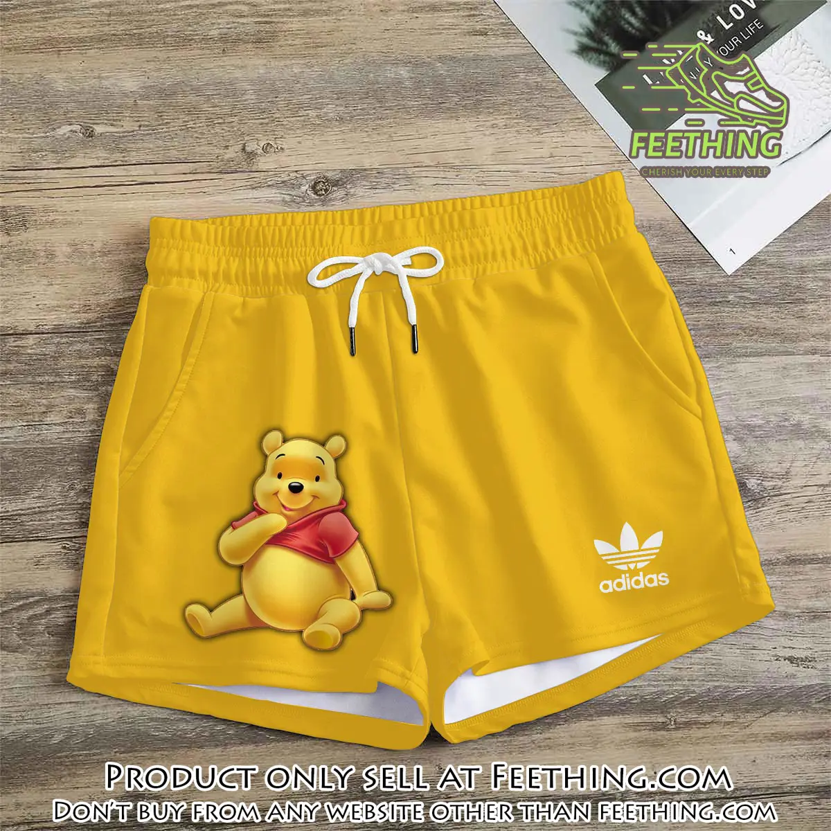 Premium winnie the pooh in adidas women shorts lady beach shorts wms1083 ft5937148